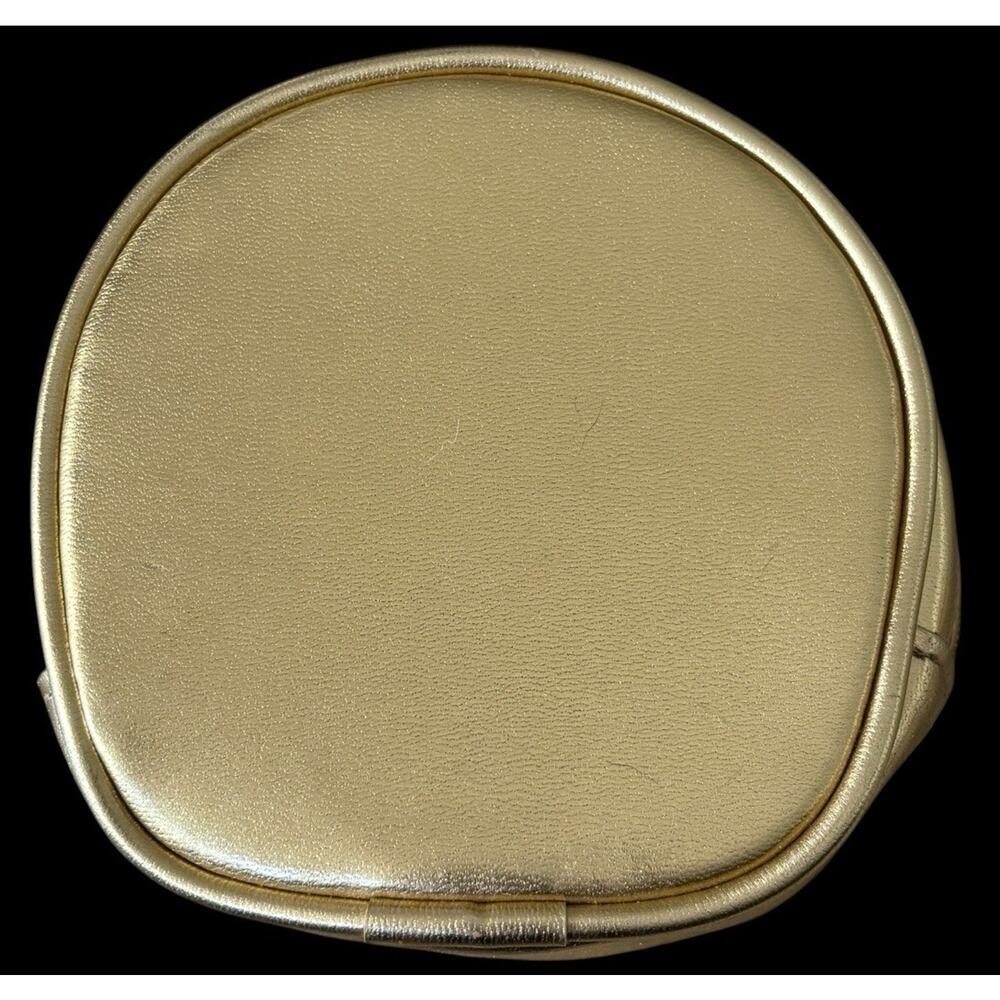 Dior Golden Mini Makeup Bag Zipper Cosmetic Case Travel 4” - Picture 2 of 7